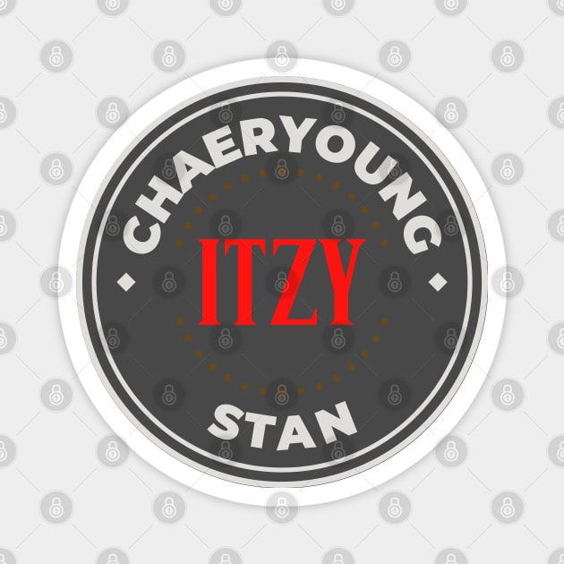 Itzy Chaeryoung stan logo Magnet by Oricca